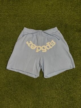 Sky Blue Sp5der Shorts